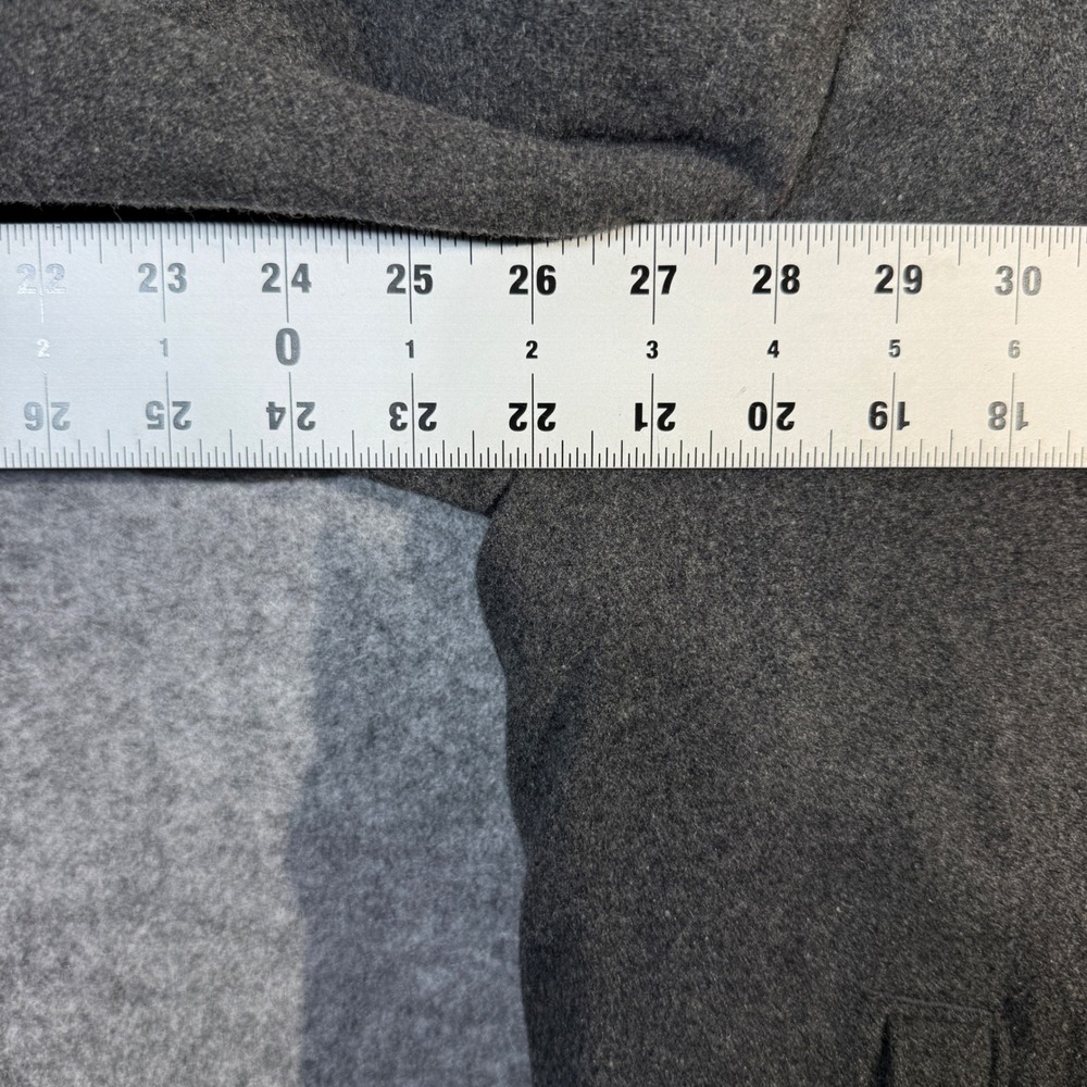 Gap Men's Charcoal Gray Wool Blend Zip Up Bomber‎ Jacket Size Large - Picture 9 of 9
